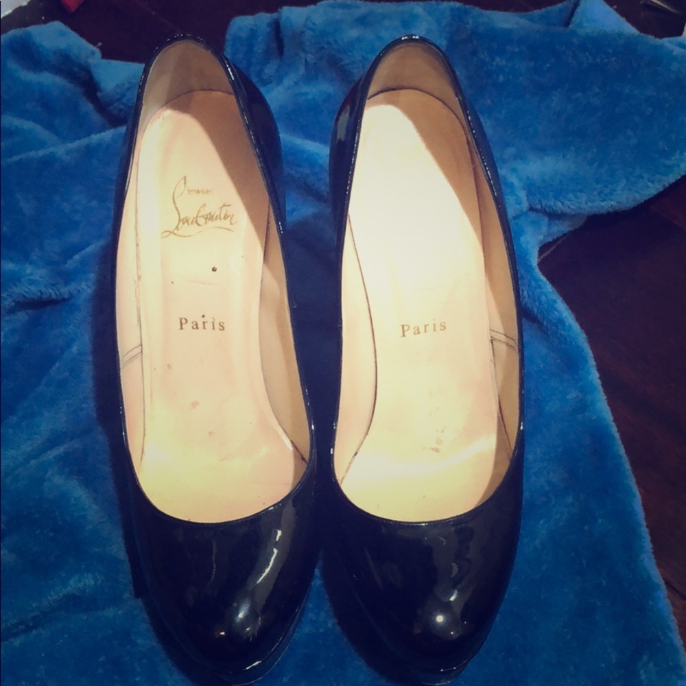 christian louboutin black heels